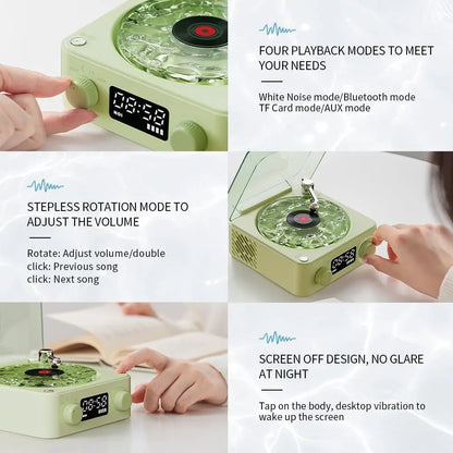 Mini-Retro-Bluetooth-Lautsprecher mit weißem Rauschen